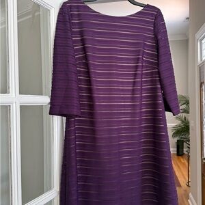 Jessica Howard Long Sleeve Dress in Purple